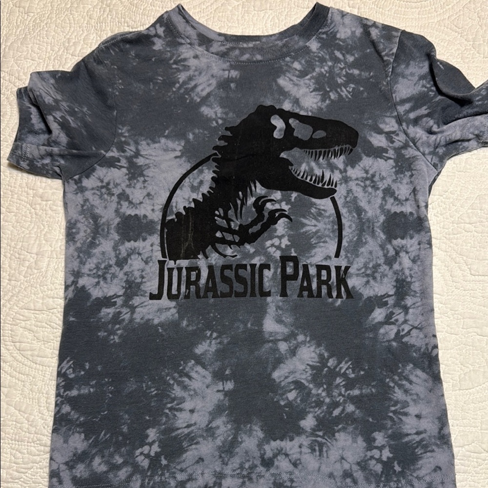 Kids Tie-Dye T-Shirt - Gray Size 8